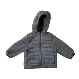 GAP BABY Boys puffer coat, 12-18 months, Gray